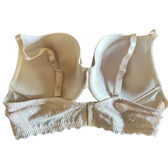 Torrid Curve Plunge Bra 48D  Lace Microfiber Padded Underwire Smoothing Back - Picture 5 of 5